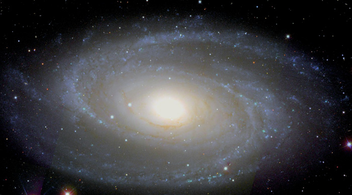 The bright spiral galaxy Messier 81