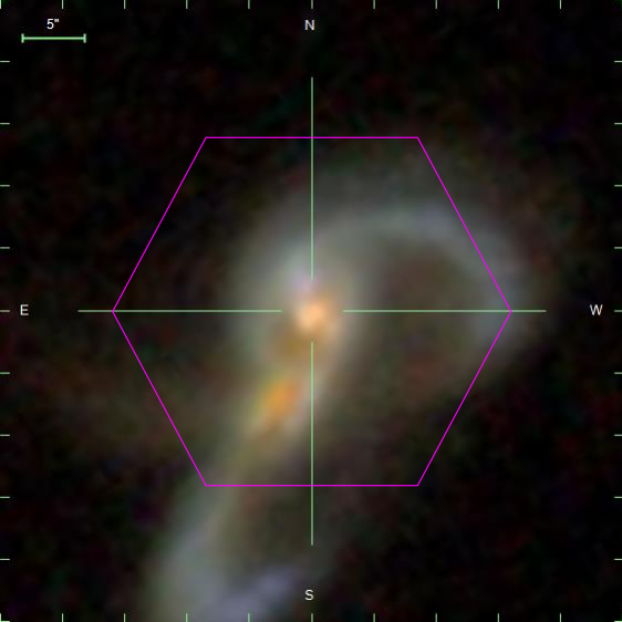  SDSS three-color image of the MaNGA galaxy <a href="//dr17.sdss.org/marvin/galaxy/7443-12703/">7443-12703</a>. 